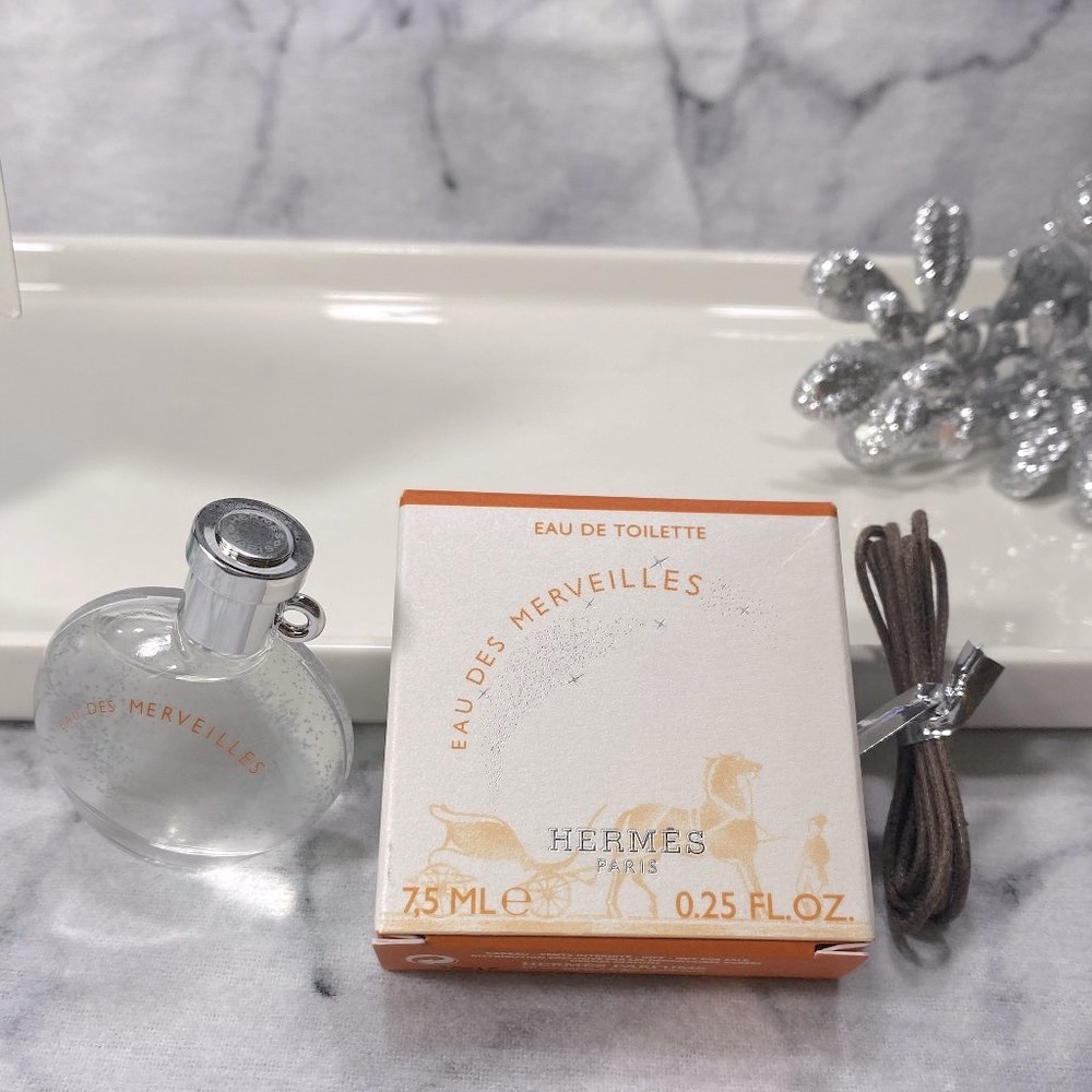 HERMES Eau des Merveilles EDT Woody Amber Orange-Mini 7.5 ml,0.25oz-BOXED-NEW - Picture 10 of 16